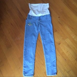 Top Gassi Embroidered Butterfly Jeans